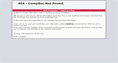Desktop Screenshot of compsoc.man.ac.uk